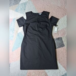 bar III Black Cold Shoulder Summer Dress XL